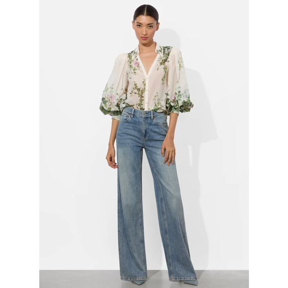 Alice + Olivia CHARIS BLOUSE M - Picture 2 of 7